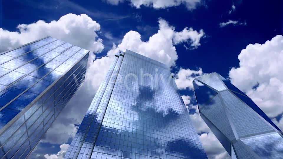 City Skyscrapers – Sun, Sky and Clouds 7 Background Videohive 14052961 Motion Graphics Image 1