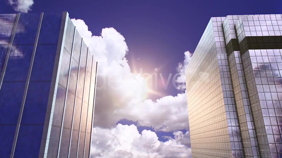 City Skyscrapers – Sun, Sky and Clouds 7 Background Videohive 14052961 Motion Graphics Image 12