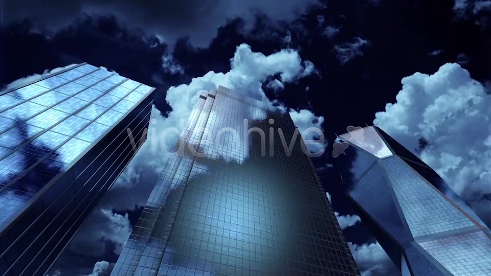City Skyscrapers – Sun, Sky and Clouds 7 Background Videohive 14052961 Motion Graphics Image 4