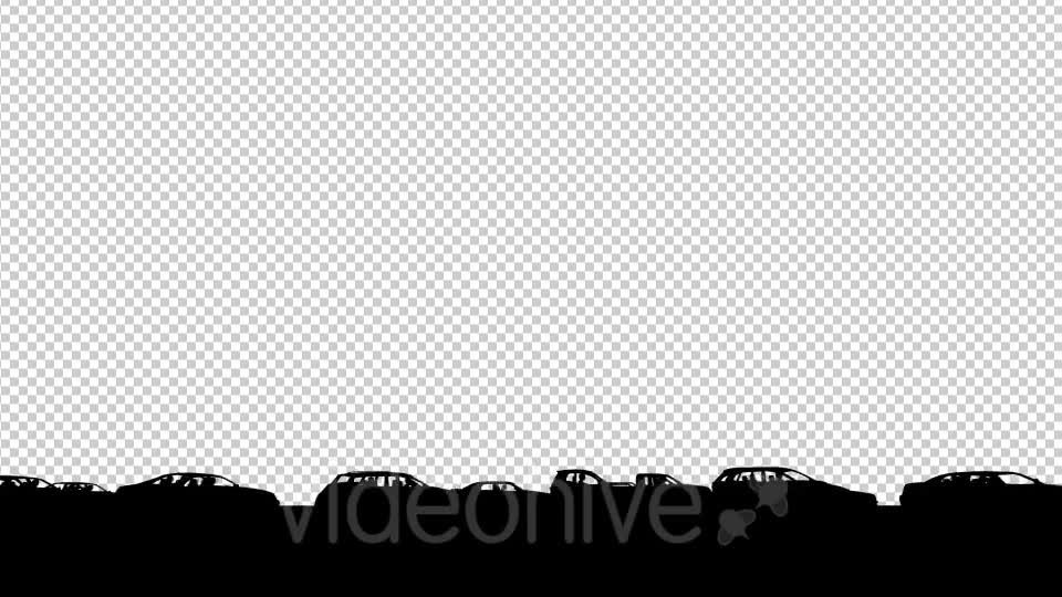 City Traffic Silhouette Videohive 19794902 Motion Graphics Image 1