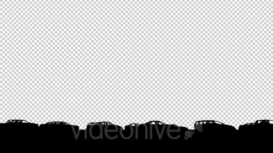 City Traffic Silhouette Videohive 19794902 Motion Graphics Image 2