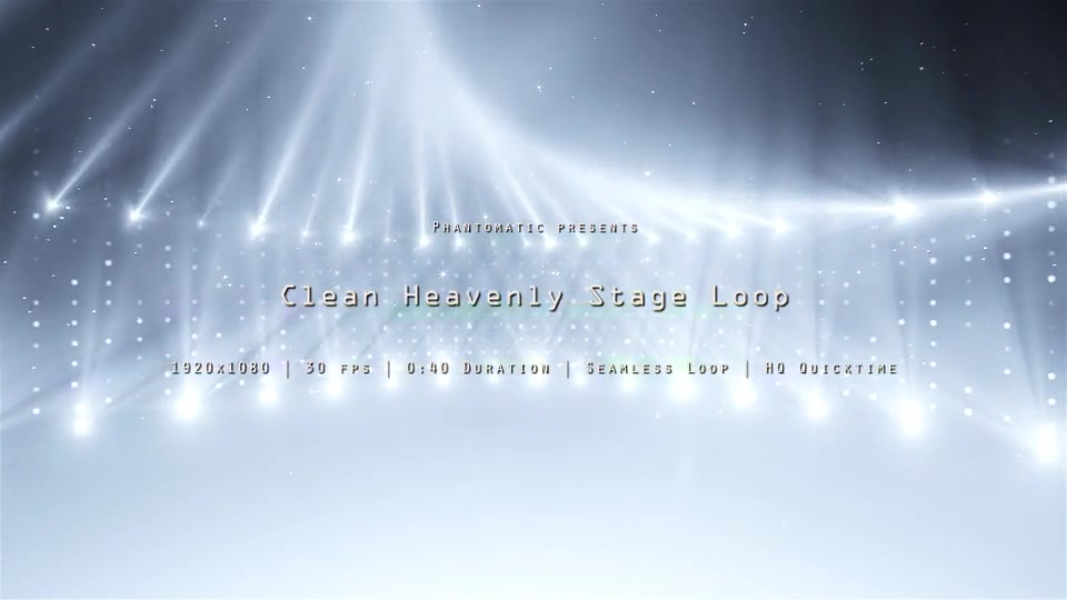 Clean Heavenly Stage 5 Videohive 17001810 Motion Graphics Image 3