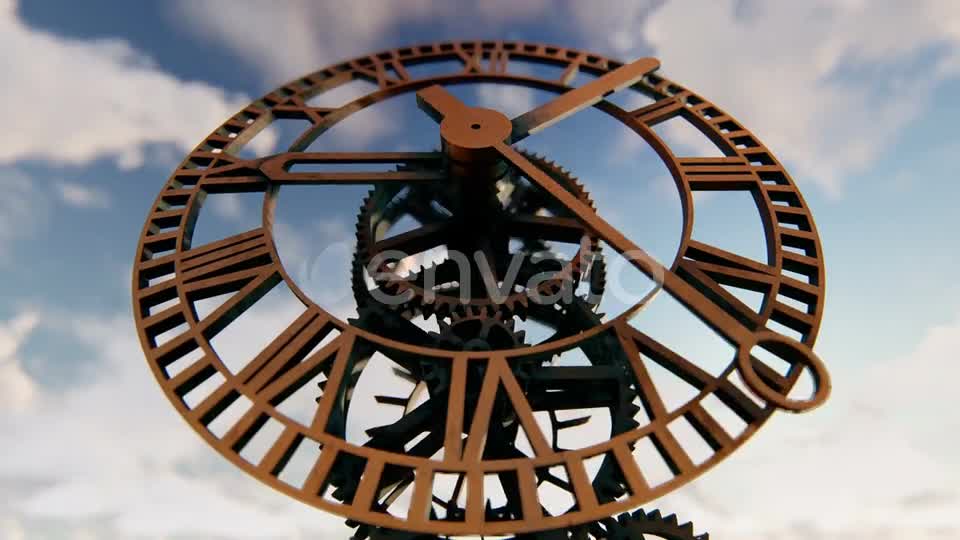 Clock and Sky Videohive 23524483 Motion Graphics Image 1