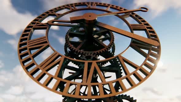 Clock and Sky - 23524483 Download Videohive