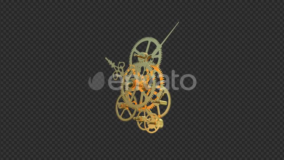 Clock Gears Videohive 21955646 Motion Graphics Image 1