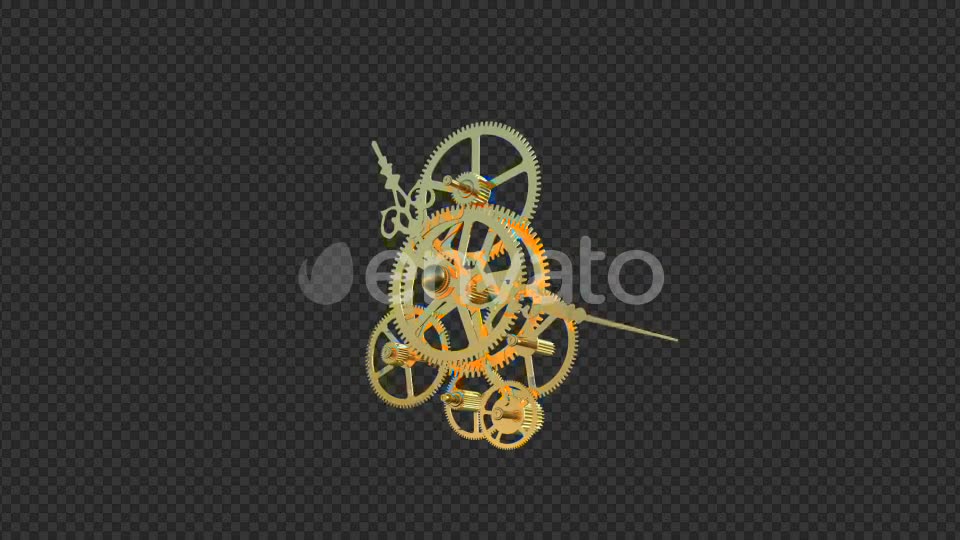Clock Gears Videohive 21955646 Motion Graphics Image 6