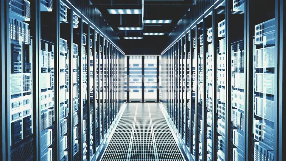 Cloud Computing Datacenter Server Room Servers Racks in Modern Data Center Videohive 23431229 Motion Graphics Image 3