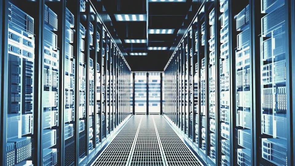 Cloud Computing Datacenter Server Room Servers Racks in Modern Data Center Videohive 23431229 Motion Graphics Image 5