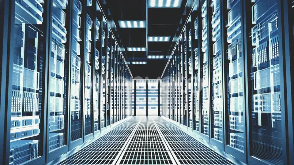 Cloud Computing Datacenter Server Room Servers Racks in Modern Data Center Videohive 23431229 Motion Graphics Image 7