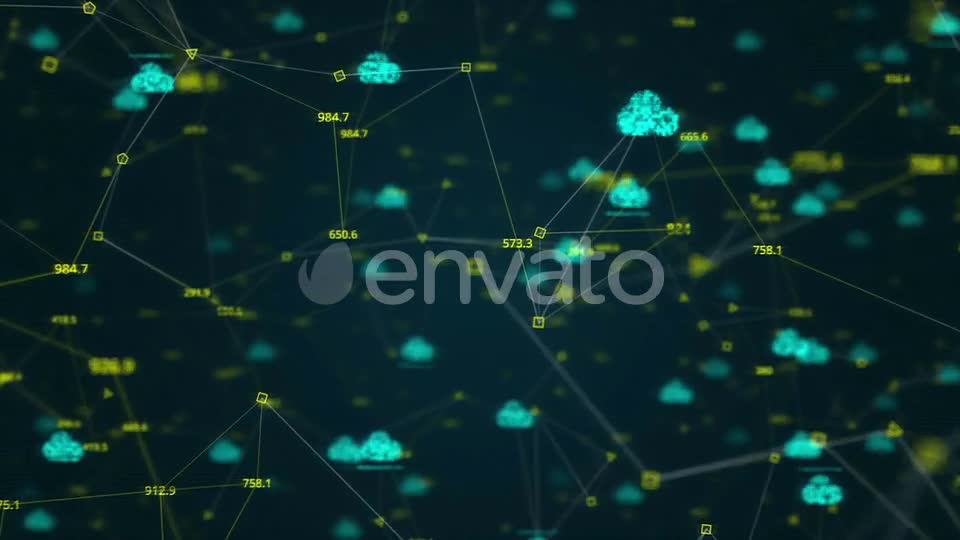 Cloud Network Videohive 22867513 Motion Graphics Image 1