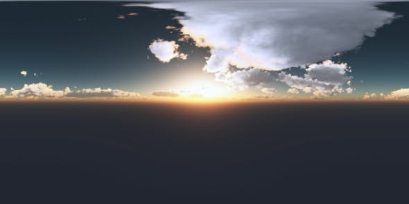 Clouds at Sunset in Virtual Reality - Download Videohive 19990317
