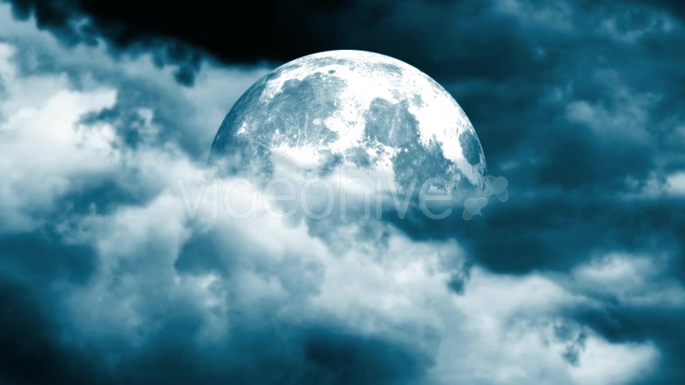 Clouds Surrounding The Moon Background Videohive 17261568 Motion Graphics Image 5