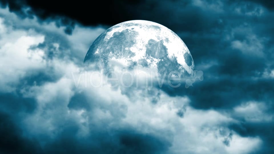 Clouds Surrounding The Moon Background Videohive 17261568 Motion Graphics Image 6