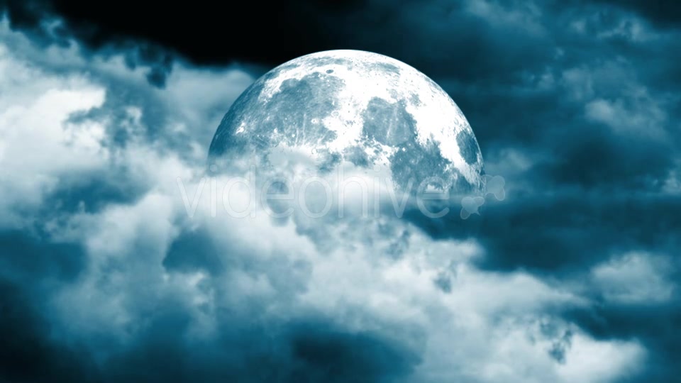 Clouds Surrounding The Moon Background Videohive 17261568 Motion Graphics Image 7
