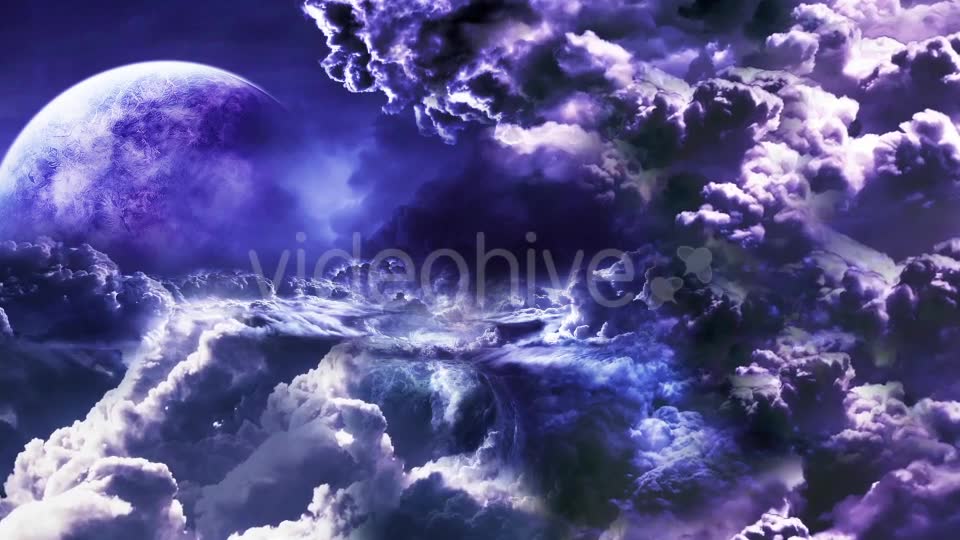Clouds With Mysterios Planet Videohive 20460106 Motion Graphics Image 2