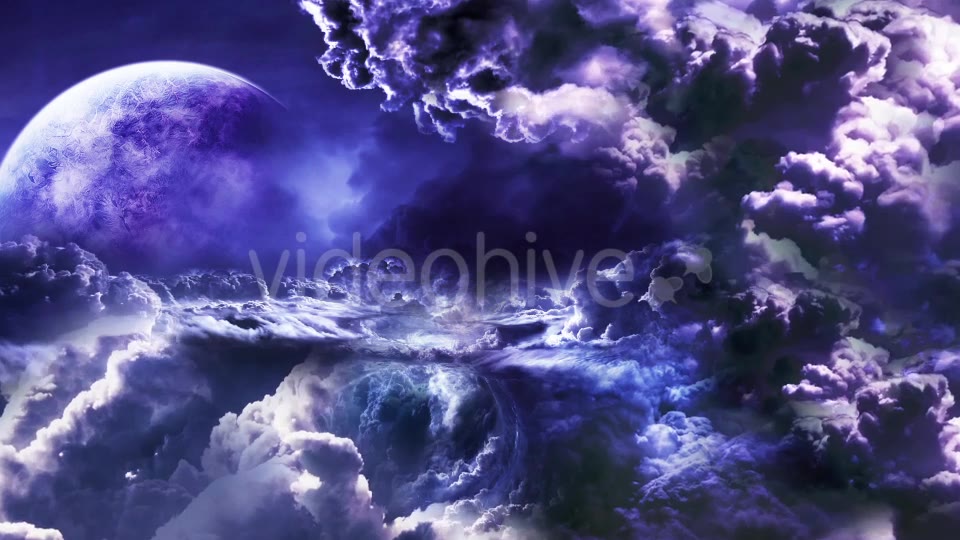 Clouds With Mysterios Planet Videohive 20460106 Motion Graphics Image 3