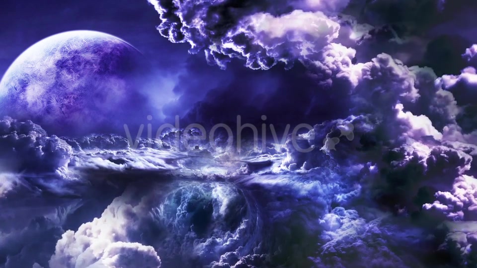 Clouds With Mysterios Planet Videohive 20460106 Motion Graphics Image 4