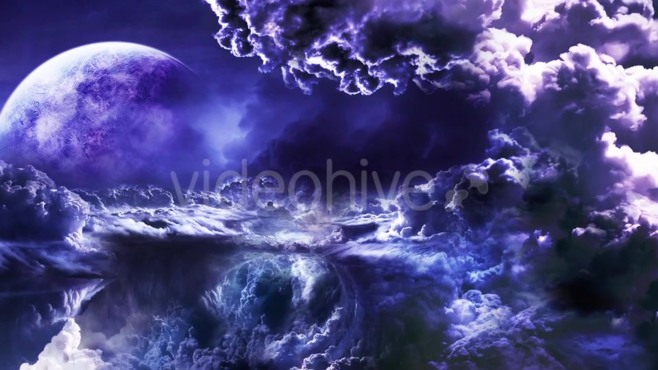 Clouds With Mysterios Planet Videohive 20460106 Motion Graphics Image 5