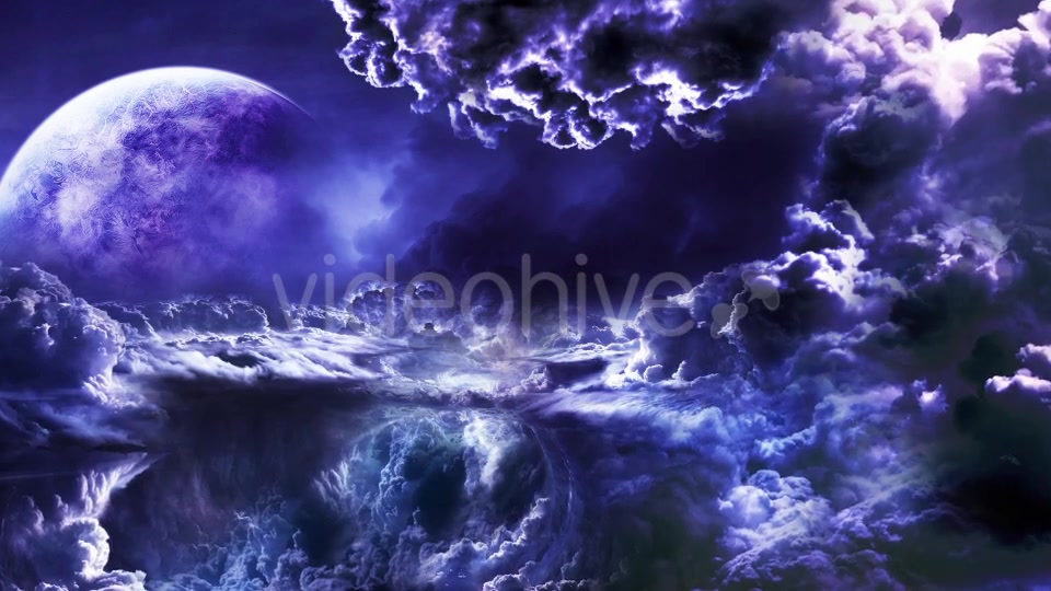 Clouds With Mysterios Planet Videohive 20460106 Motion Graphics Image 6