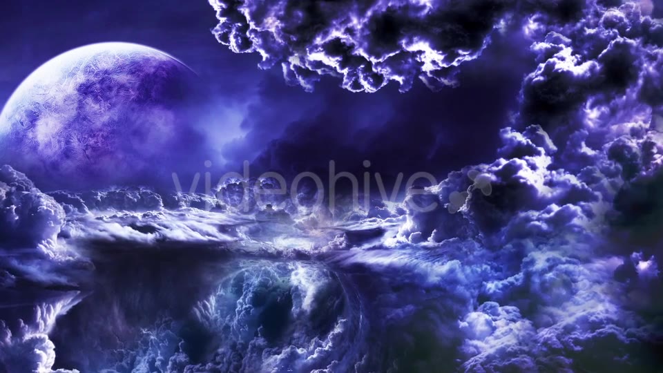 Clouds With Mysterios Planet Videohive 20460106 Motion Graphics Image 7