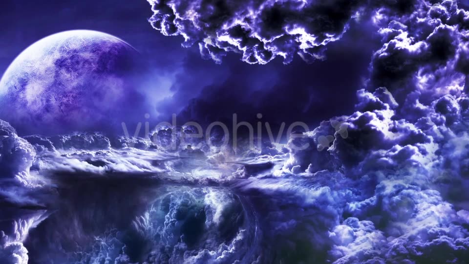 Clouds With Mysterios Planet Videohive 20460106 Motion Graphics Image 8