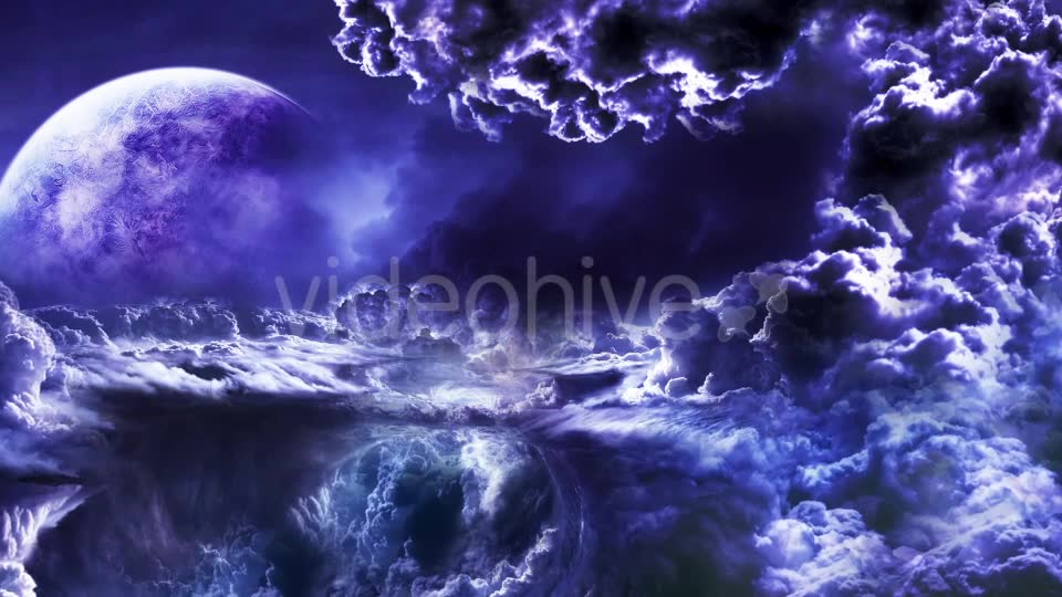 Clouds With Mysterios Planet Videohive 20460106 Motion Graphics Image 9