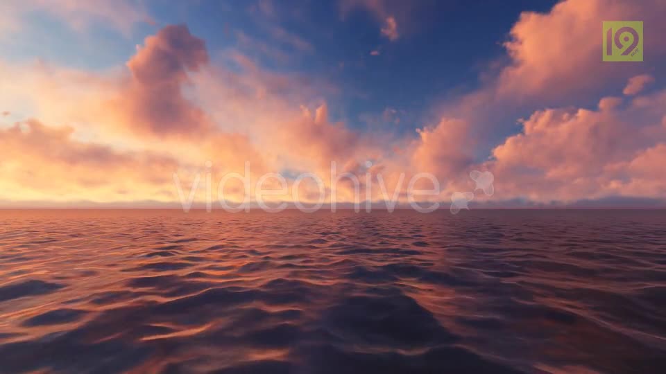 Cloudy Sky Over The Ocean Videohive 19987924 Motion Graphics Image 1