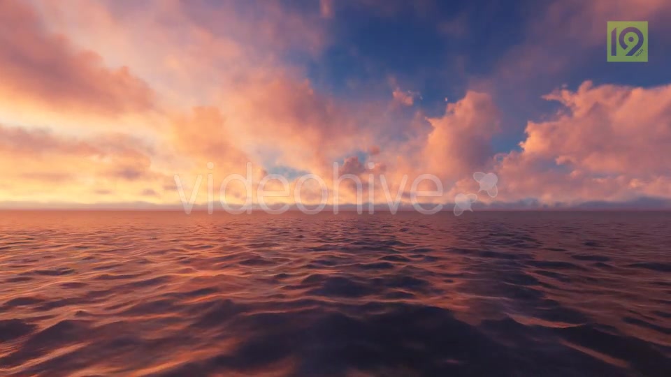 Cloudy Sky Over The Ocean Videohive 19987924 Motion Graphics Image 2