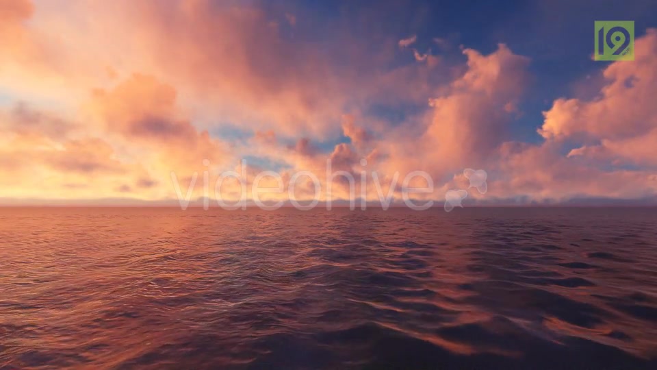 Cloudy Sky Over The Ocean Videohive 19987924 Motion Graphics Image 3