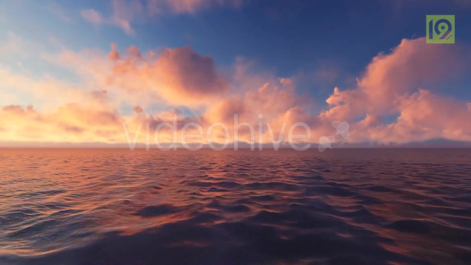 Cloudy Sky Over The Ocean Videohive 19987924 Motion Graphics Image 9