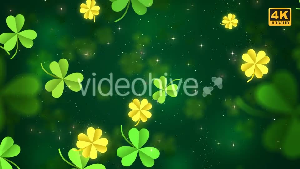Clover Leaves Background Videohive 21420989 Motion Graphics Image 2