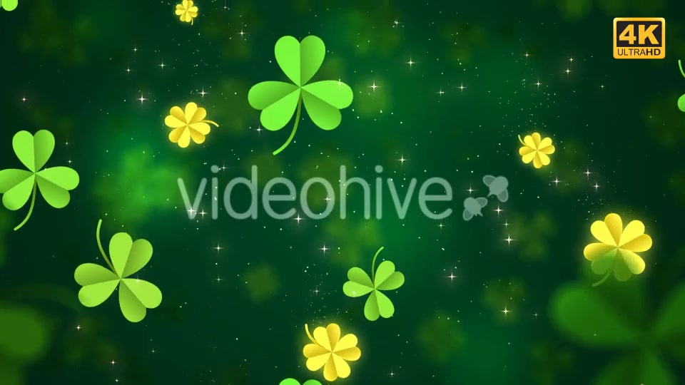 Clover Leaves Background Videohive 21420989 Motion Graphics Image 3