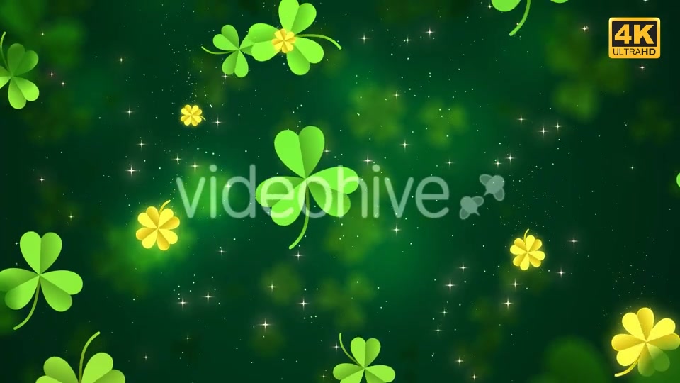 Clover Leaves Background Videohive 21420989 Motion Graphics Image 4