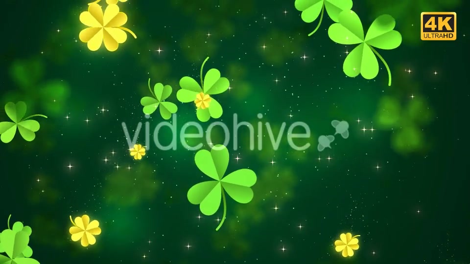 Clover Leaves Background Videohive 21420989 Motion Graphics Image 5