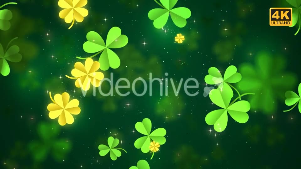 Clover Leaves Background Videohive 21420989 Motion Graphics Image 7