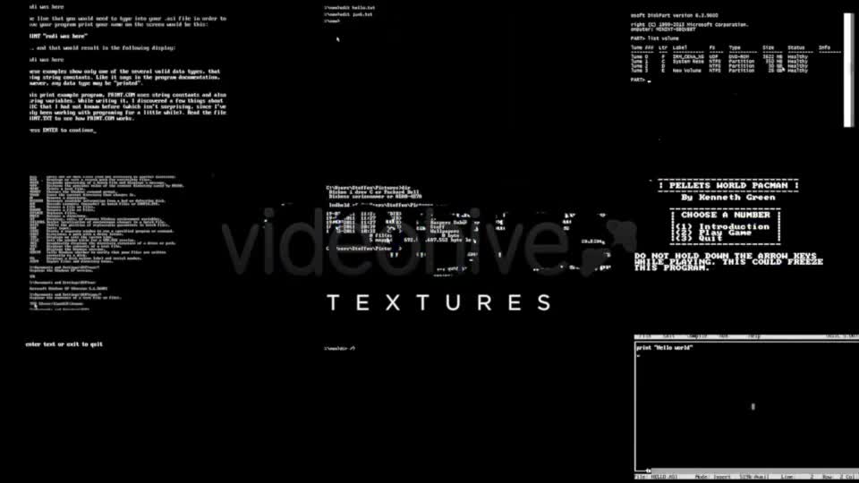 Codes Textures Videohive 20314281 Motion Graphics Image 1