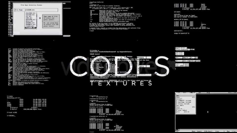 Codes Textures Videohive 20314281 Motion Graphics Image 12