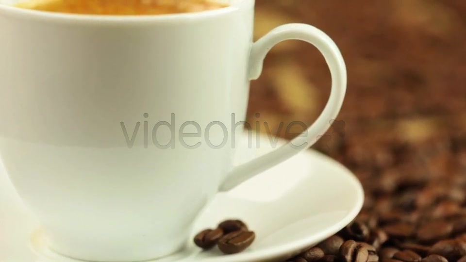Coffee Beans and Cup with Steam  Videohive 7070511 Stock Footage Image 5