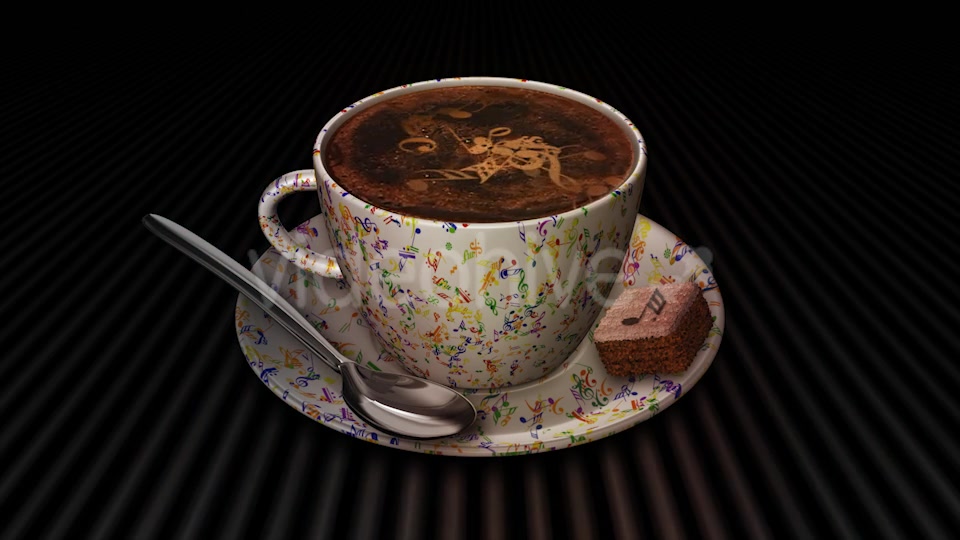 Coffee Cup With Music Notes Videohive 17965003 Motion Graphics Image 6