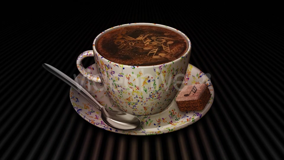 Coffee Cup With Music Notes Videohive 17965003 Motion Graphics Image 7