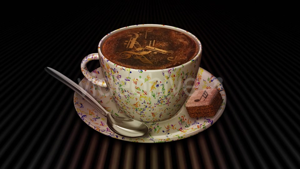 Coffee Cup With Music Notes Videohive 17965003 Motion Graphics Image 9