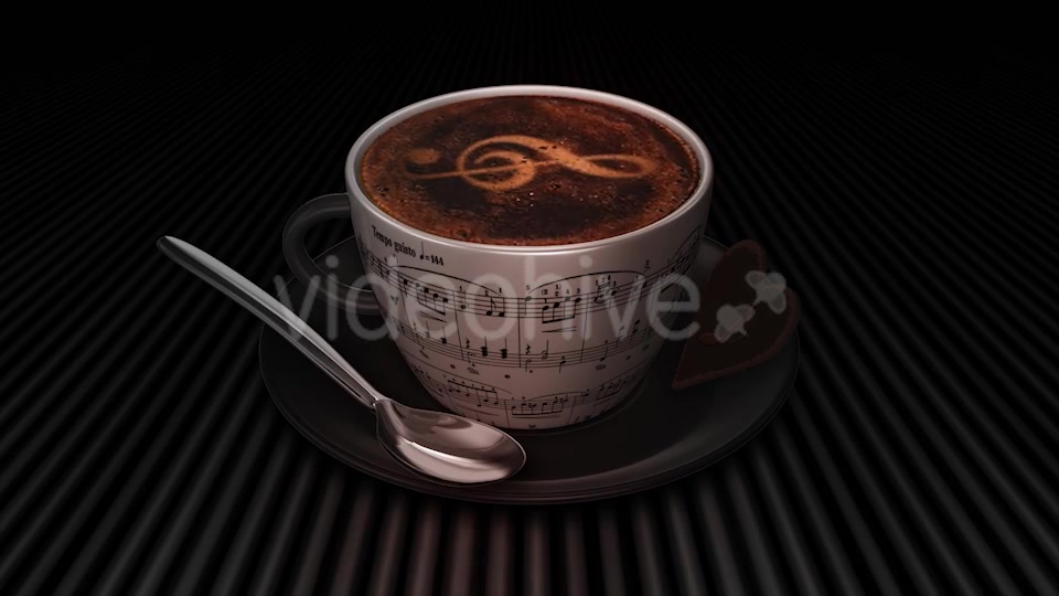 Coffee Cup With Treble Clef Videohive 17964956 Motion Graphics Image 10