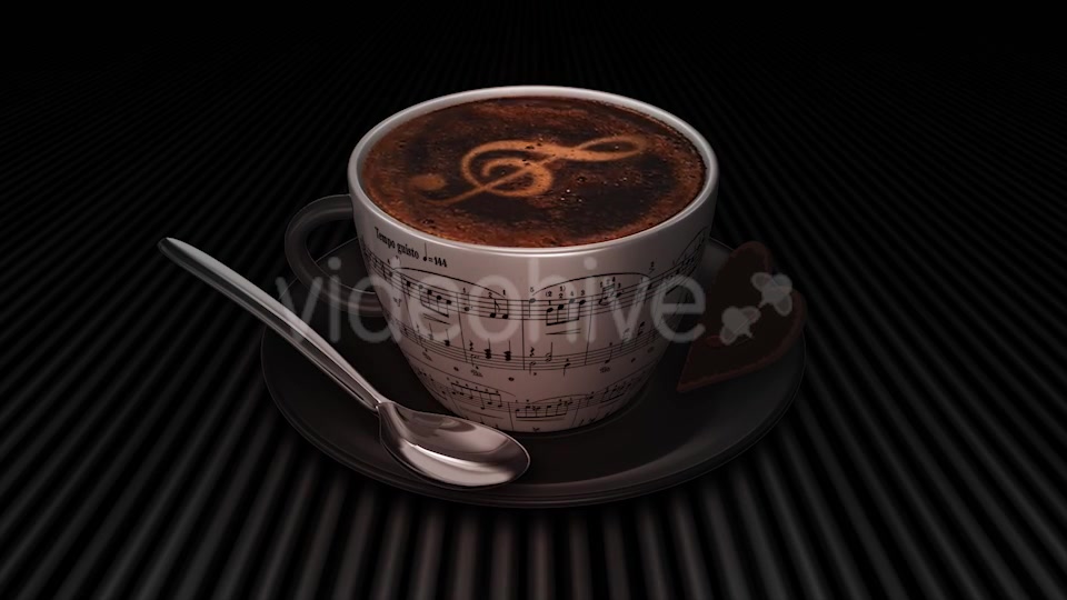 Coffee Cup With Treble Clef Videohive 17964956 Motion Graphics Image 11