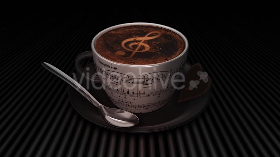 Coffee Cup With Treble Clef Videohive 17964956 Motion Graphics Image 12