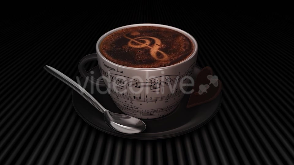 Coffee Cup With Treble Clef Videohive 17964956 Motion Graphics Image 8