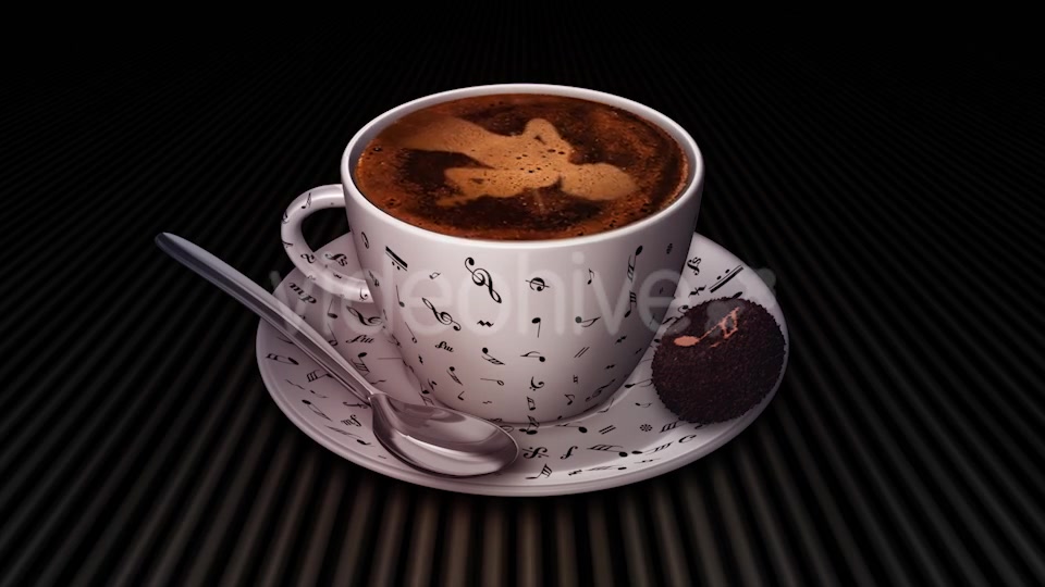 Coffee Cup With Violin Player Videohive 17964994 Motion Graphics Image 11