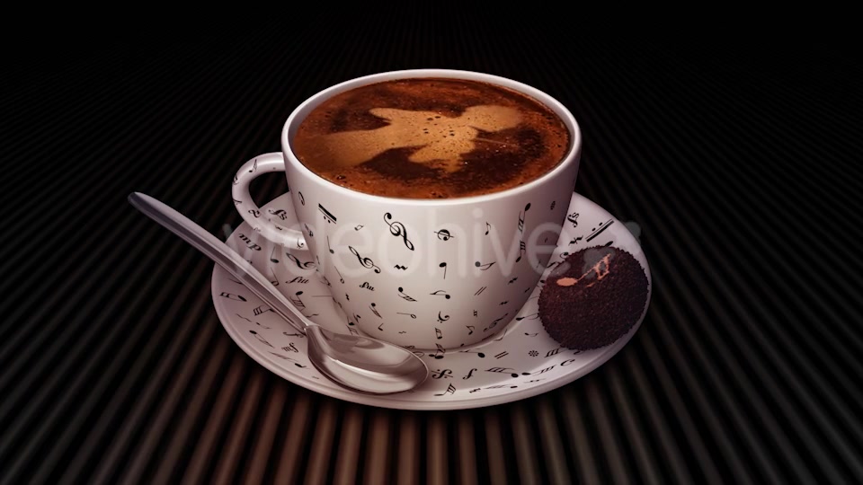 Coffee Cup With Violin Player Videohive 17964994 Motion Graphics Image 12