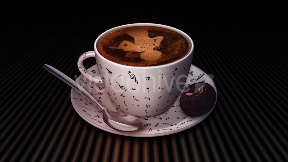 Coffee Cup With Violin Player Videohive 17964994 Motion Graphics Image 4