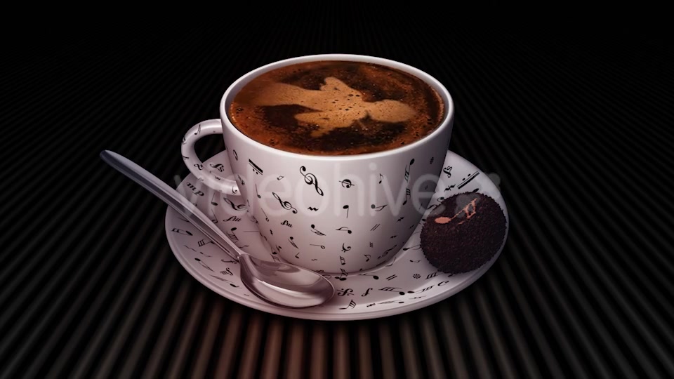 Coffee Cup With Violin Player Videohive 17964994 Motion Graphics Image 5