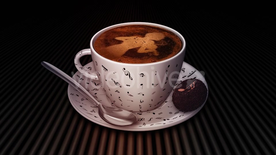 Coffee Cup With Violin Player Videohive 17964994 Motion Graphics Image 6